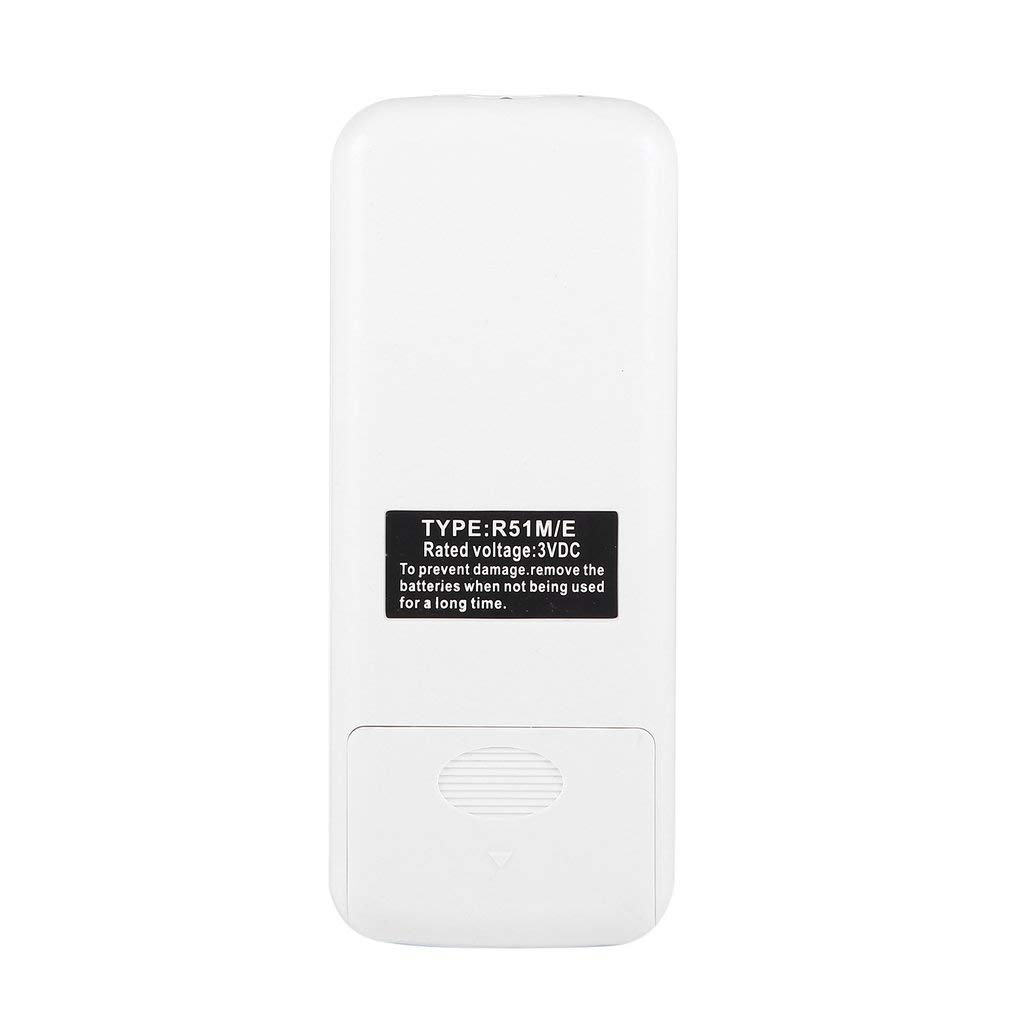 Reemplazo Universal del Controlador de Control Remoto del Aire Acondicionado para Media R51M Gris