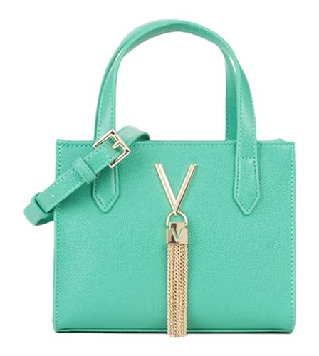 Sac à main Valentino Divina vert finitions luxe en métal doré