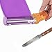 Medarchitect Right Hand Pill Counting Tray with Spatula (Purple - Wood Handle)