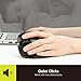 DELUX Left Handed Ergonomic Mouse, Mini Wireless Vertical Mouse, Silent Click Ergonomic Mouse, Up to 4000 DPI, 6 Buttons, Rechargeable, Bluetooth/2.4G/ Wired, Tri-Mode for Laptop/PC (M618ZD-Black)