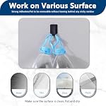 Abnii 50 PCS Hook and Loop Cable Ties, Under Desk Cable Management, Self Adhesive Cable Clips Straps, Sticky-Back Cord Organizer, Wire Organizer for TV PC Laptop Ethernet Desktop, White - Image 4
