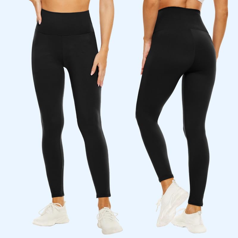 TNNZEET 3er Pack Leggings Damen High Waist Schwarz Leggins Blickdicht für Sport Gym – Bild 3