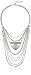 Lucky Brand Major Silver Bib Necklace, 18" + 2" Extender
