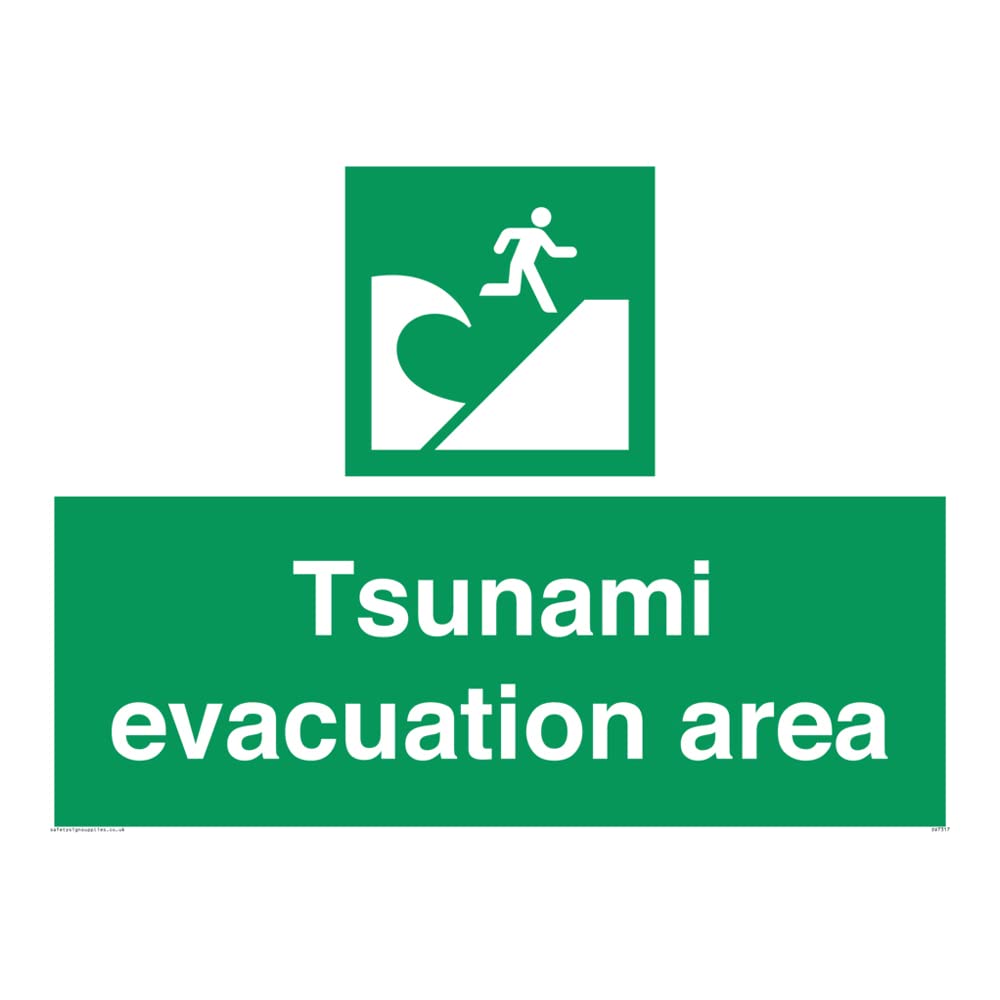 Tsunami evacuation area