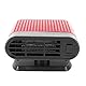 Tyenaza 24V 150W Auto Heizung & Kühlung, Rot, Kunststoff, Tragbar, Universell für 24V-Fahrzeuge, Heizgerät, 1 Stück, Hardware, Zubehör