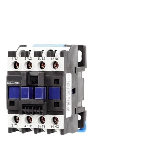 Contacteur magnétique AC CJX2-0901 1NC avec bobine 220V pour coupure de sécurité 9A
