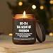 Karply DD214 Candle, Military Retirement Gifts for Men, Women - Retired Navy Veteran, Air Force, Marine, Army Veteran Gifts - Veterans Day, Farewell, Going Away, Military Separation Presents