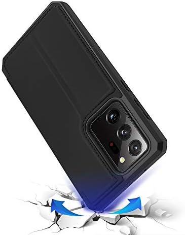 DUX DUCIS Case for Samsung Galaxy Note 20 Ultra, Premium Flip Wallet Leather Magnetic Case with Card Holder for Samsung Galaxy Note 20 Ultra 5G Cover (Black)
