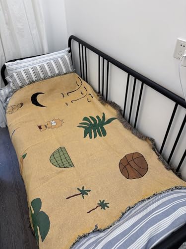 Peel Forest �ʔ��� �� ������� �u�����P�b�g �V���v�\���Y ���O �k��,�Ђ��|��,�C�F���[�C�x�b�h�J�o�[ (130X160cm)