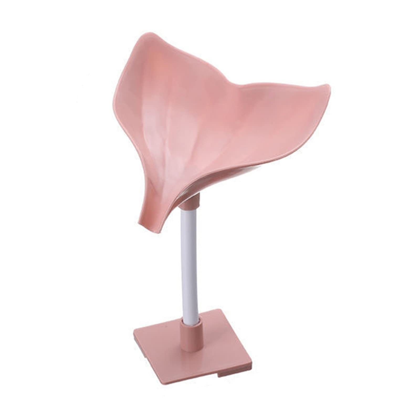JINGYAN Jaboneras Jabonera en Forma de Cola, desagüe Ducha, jabonera(Pink)
