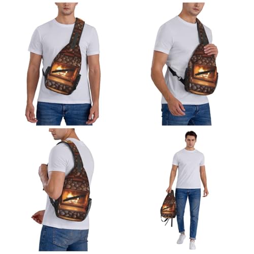 Bolso cruzado unisex para viaje 7.2x3.5x15.3 pulgadas miniatura 6