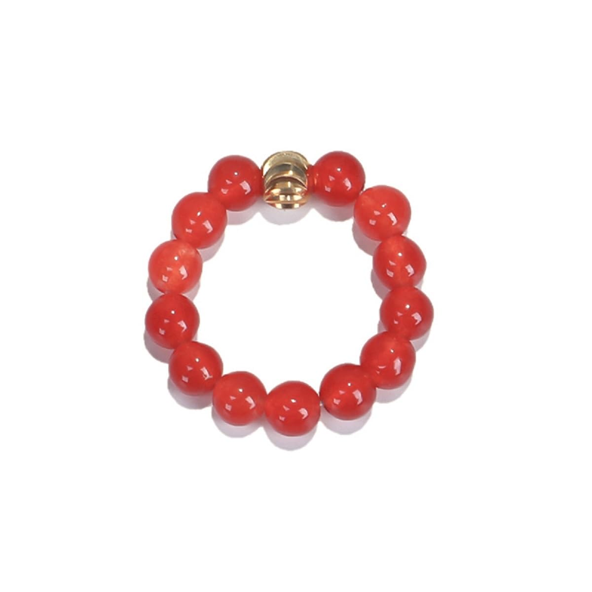 Armband oder Halskette aus 108 heilenden Mala-Perlen mit gol