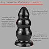 BDSMLOVE groß Analplug Φ 9,3 CM,riesen Buttplug Analdildo XXL Analspielzeuge Fisting Sexspielzeug Analdehner Anal Expander erotisches Sex Spielzeug ab 18 für Paare Frauen Männer extrem (Schwarz) #5