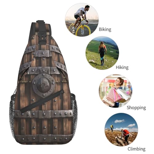 Mochila Pequeña Cruzada Unisex para Senderismo miniatura 6
