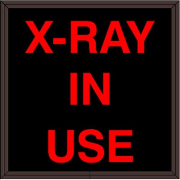 Signal-Tech 38620 SBL77R-270/120-277VAC "X-RAY IN USE" Indoor Blank-out LED Backlit Sign