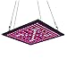 KINGBO 45W LED Plant Grow Light Panel Full Spectrum Reflector 225 LEDs 6-Band Includ UV IR with Switch for Indoor Plants Seeding & Growing & Flowering