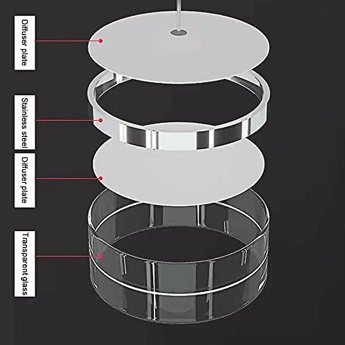 Éclairage décoratif moderne à LED suspendu en verre d'exception - 6