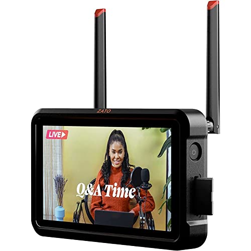 Atomos Zato Connect 5.2" Network-Connected Video Monitor Bundle With 64Gb Memory Card, Li-Ion Battery Pack, And Ac/Dc Charger #TOP3