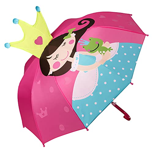 VON LILIENFELD® Parapluie Enfant La princesse et la grenouille Cadeau Garçon Fille Jusqu'à 8 ans