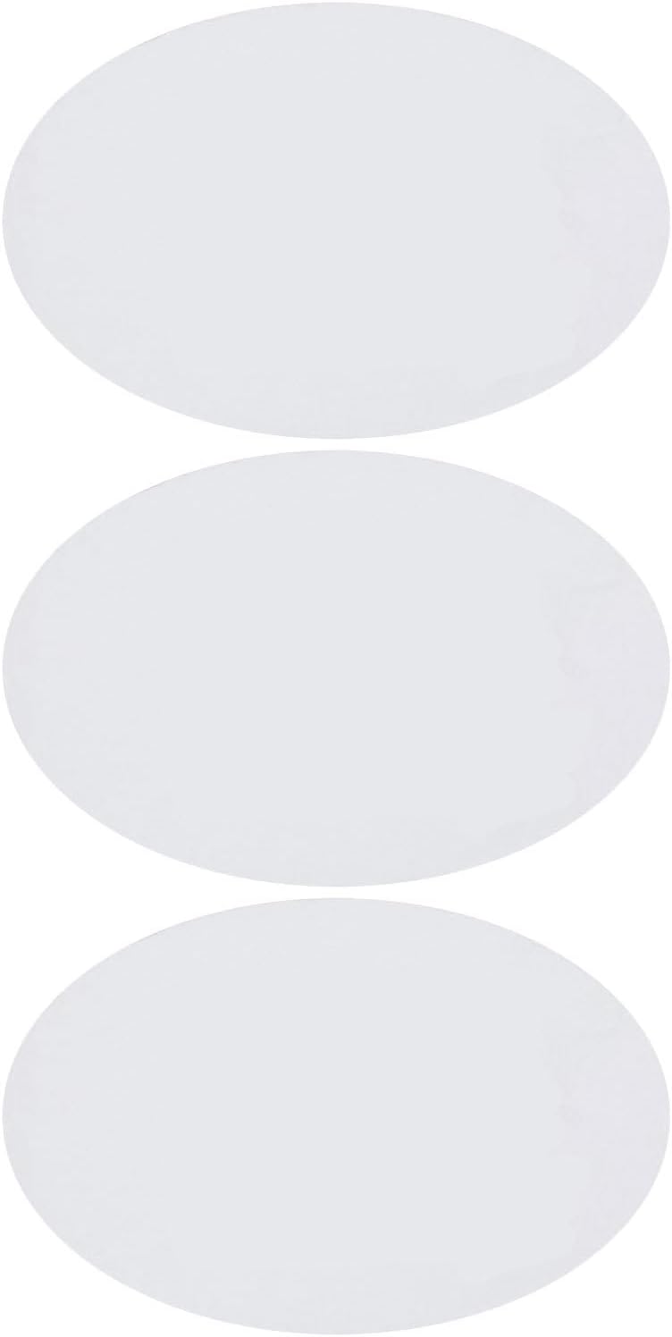 3pcs Oval Art Canvas Boards Painting Sets, Cotton Canvas Panels for Acrylic Oil Watercolor Art Studio Home Use Drawing Crafts 9.8'' x7.9''