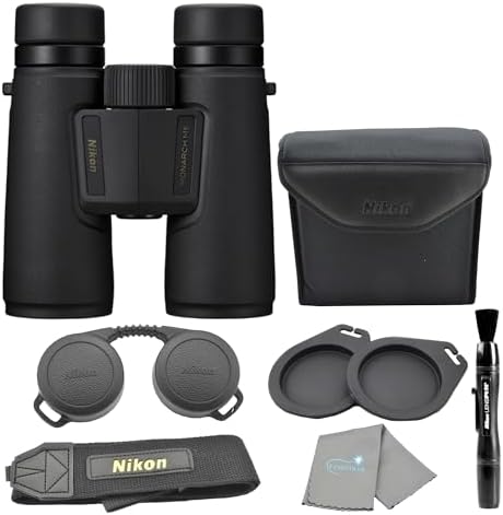 Nikon Monarch M5 10x42 (16768) Black Binoculars Bundle with Lens ...