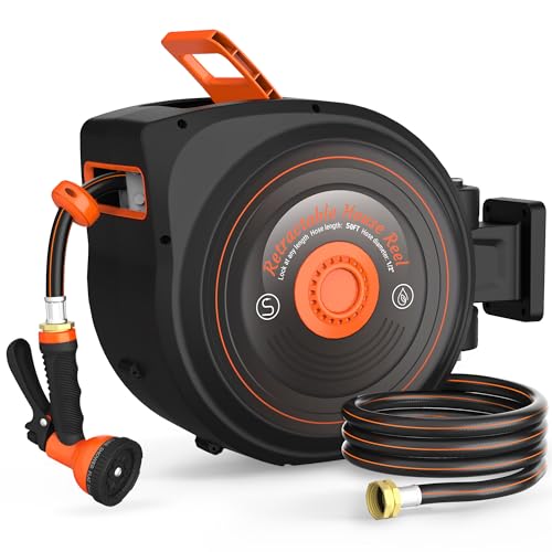 Treillage Tale Retractable Garden Hose Reel 1/2 in x 50