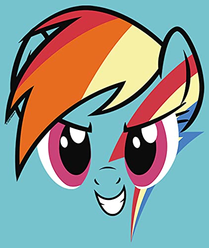Girl's My Little Pony Rainbow Dash Face T-Shirt2