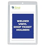 C-Line Vinyl Shop Ticket Holders, Both Sides Clear, 5 x 8 Inches, 50 per Box, (80058)