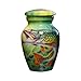 Urn for Human Ashes, Bass Fish Cremation Urn with Velvet Bag, Bass Keepsake Funeral Urn