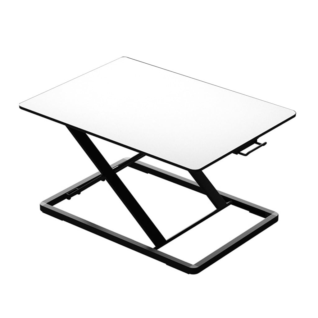 MYUYEE Height Adjustable Standing Desk Converter, Ergonomic Stand Up Desk Sit To Stand Computer Desk For Home And Office