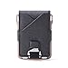 Dango Slim Minimalist Wallet for Men - RFID Blocking - Leather- Bifold, Black Dtex/Desert Sand + Multi-Tool
