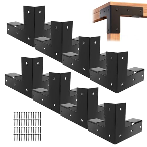 8pcs Workbench Brackets Kit 2x4 Corner Brackets for DIY Work Bench Table