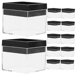 OHPHCALL Quadratische Aufbewahrungsboxen 12 Stück