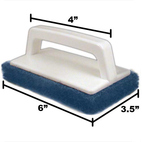 Ecotex Screen Printing Scrub Pad Great for Reclaiming Mesh Safe Chemical Resistant Demo Brush Chemical Application 4 Pack - Thumbnail 2