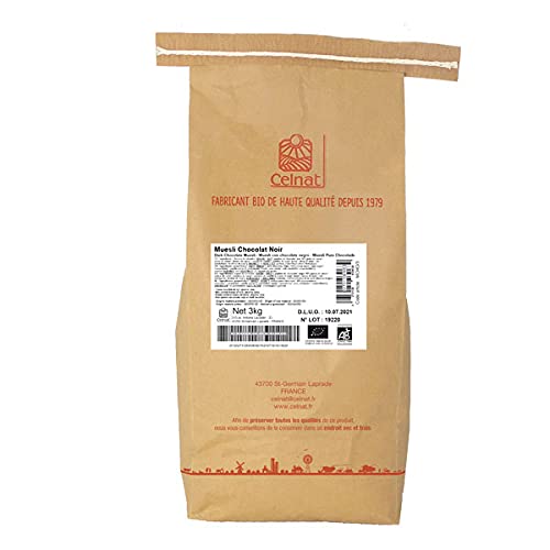 Celnat - Muesli Chocolat Noir 3Kg - Vendu par unité