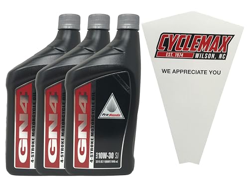 Three Pack compatible with Honda GN4 10w30 4-Stroke Engine Oil 08...