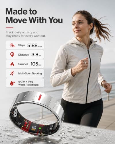 Smart Ring for Women Men, Health Ring for Android & iOS No Subscription - image 5