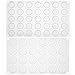Funshowcase 24 Cavities Round Disc Silicone Mold Tray per Cavity 1.4x1.4x0.2inch Small