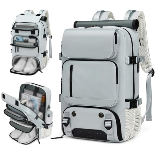 Backpack For Men's Crossbody Bag Portable Travel Bag Multifunctional Shoe Compartment Backpack3