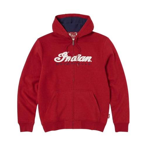 Indian Motorcycle Men's USA Flag Hoodie, Red