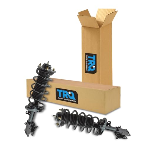 Image of TRQ Front Driver and Passenger Side Strut and Spring Assembly Set Loaded | TRQ Front Driver and Passenger Side Strut and Spring Assembly Set Loaded