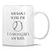 Retreez Funny Softball Coach Mug Gift Don't Scare Me I Coach Girls Softball 11 Oz Ceramic Coffee Mugs - Thank-you Sarcastic Motivational Inspirational birthday gift for friend coworker teacher dad mom