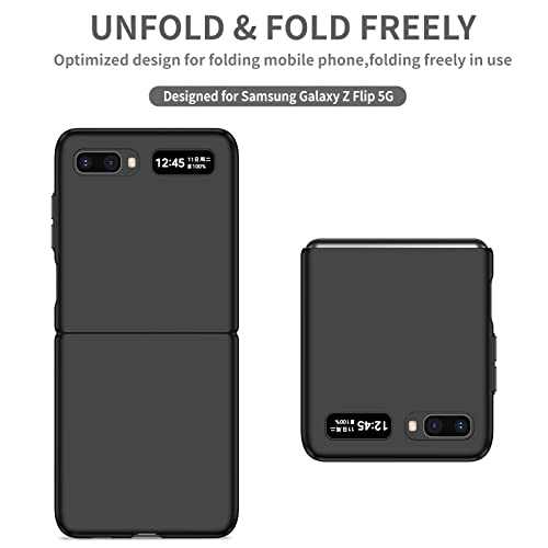 SHIEID Capa flip para Samsung Z, capa flip ultrafina, capa protetora para Samsung Galaxy Z Flip 5G 2