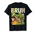 Funny Bruh Safari Animals Wildlife Jungle Zookeeper Boy Kids T-Shirt
