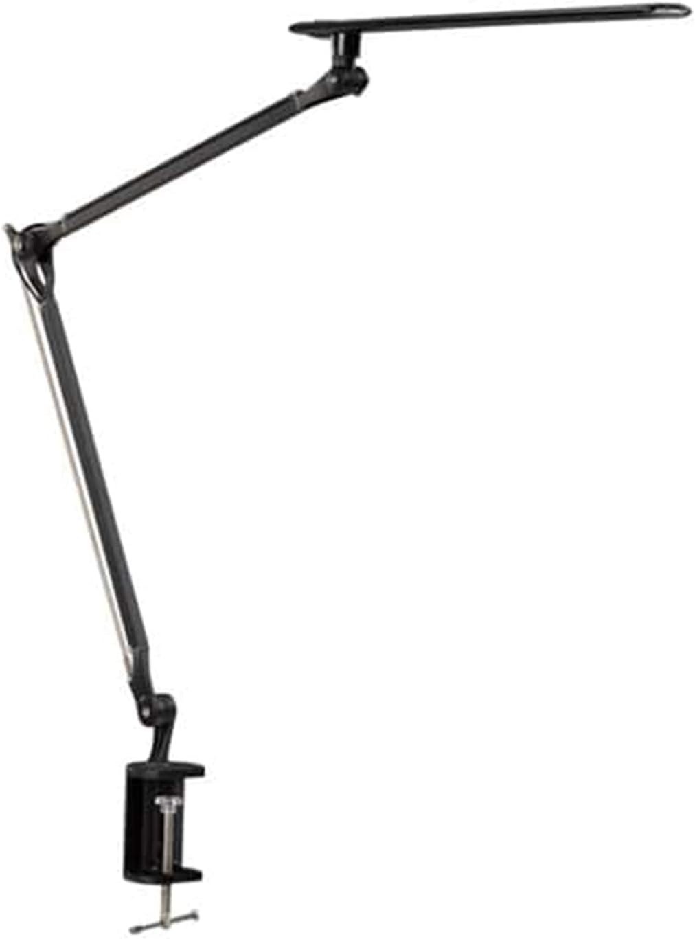 UPLIFTDESK E7 LED Desk Lamp with Clamp - Adjustable 3 Color Modes, Dimmable Black Architect Light for Standing Desk, Home Office, Dual Monitor Computer Work