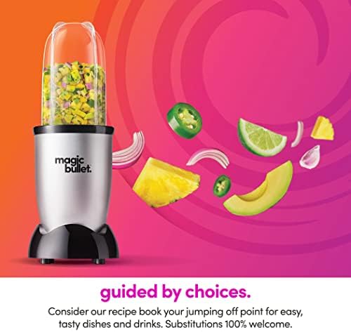 Magic Bullet Blender, Small, Silver, 11 Piece Set 5