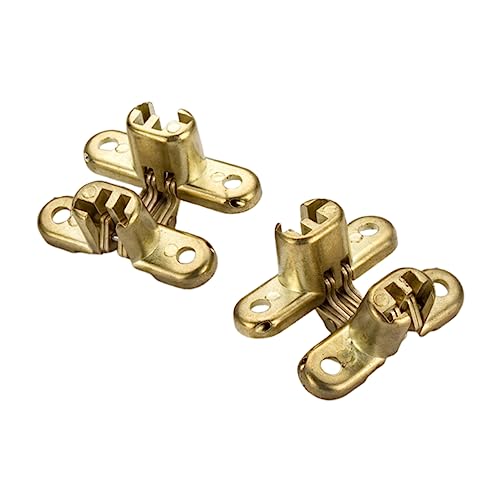 IMIKEYA 4pezzi Cerniere Nascoste Per Porte Cerniera Incassata Cerniere Nascoste Per Mobili in Legno Nascosta Per Impieghi Gravosi Ultrasottili