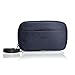 Patu Handy Beauty Stuff Carry Case, Makeup Cosmetic Bag, Women Facial Cleanser Skincare Kit Pouch, Pencil Clutch, Portable Electronics Accessories Organizer, Indigo