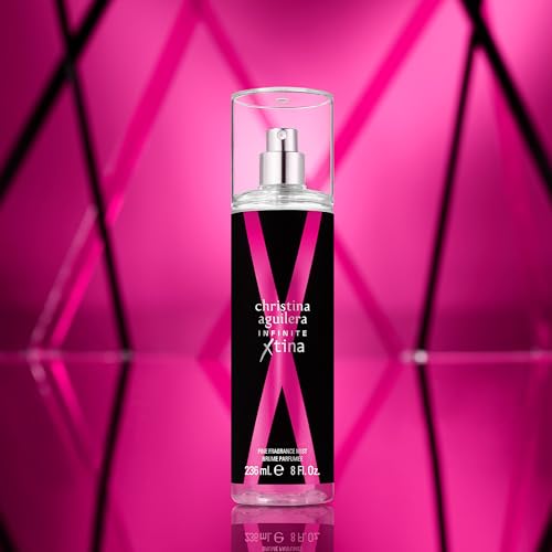 Christina Aguilera - Infinite Xtina Fine Fragrance Mist, Fruchtig-blumiger Amber mit Noten von Rosa Guave, Rosa Jasmin und Modernem Amber… – Ansicht 4