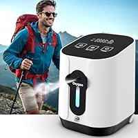 Neuer tragbarer Sauerstoffkonzentrator,Sauerstoffgerät für zuhause 1-4 l/min,Sauerstoffmaschine mit 90% Reinheit mit Anionen-Funktio,Verwendet ein 8-stufiges Filtersystem,24-Stunden-Zyklusarbeit